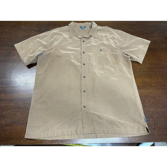 Royal Robbins Shirt Plaid Modal Short Sleeve Button Up Hiking Fishing Mens XXL - Picture 2 of 13